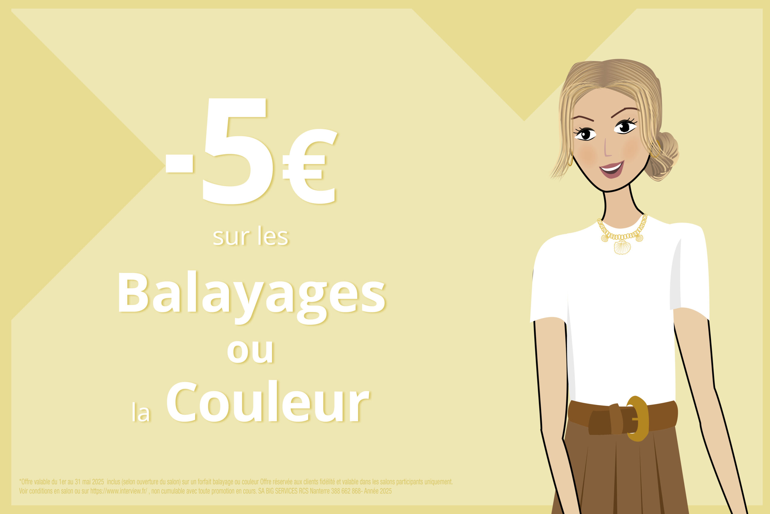 offre de mai balayages ou couleurs Interview